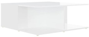 Tavolino da Salotto Bianco 80x80x31 cm in Legno Multistrato