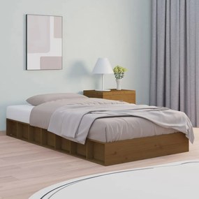 Giroletto Ambra 75x190 Cm Small Single İn Legno Massello /