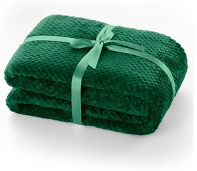 Coperta in microfibra verde scuro, 70 x 150 cm Henry - DecoKing