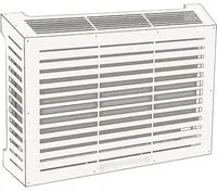 Copertura unit esterna climatizzatore bianco/sabbia 86x44x68 cm. condizionatore