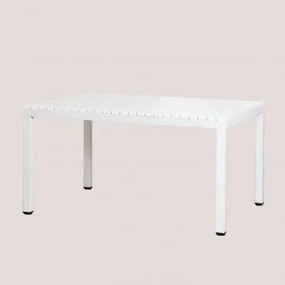 Tavolo da Giardino Rettangolare in Alluminio (140x100 cm) Marti - Sklum