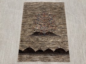 Loribaft Tappeto 120x90 Marrone (Iran) Annodato A Mano