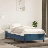 Giroletto Blu Scuro 90x200 cm in Velluto cod mxl 65618