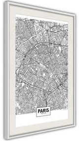 Poster City Map: Paris