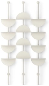 Sistema di scaffalatura componibile bianco opaco in metallo 27x203,5x35 cm Solis – Umbra