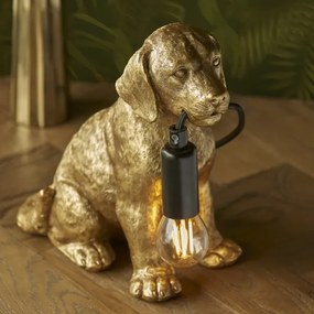 Endon 107364 - Lampada da tavolo PUPPY 1xE14/7W/230V oro
