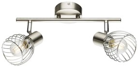 Globo 54809-2 - Luce Spot TEXAS 2xE14/40W/230V cromo opaco