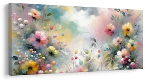 Quadro su tela – Fiori pastello romantici