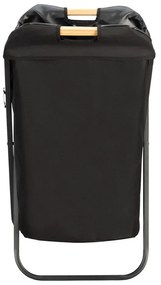 Cestino pieghevole nero per la biancheria Loft - Wenko