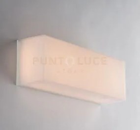 Plafoniera led togo bianca in acrilico pmma 12w 1500lm cct ip65 10x...