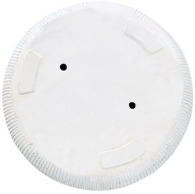 Vaso per fiori  fibra di argilla bianco  ⌀ 55 cm OREOI Beliani