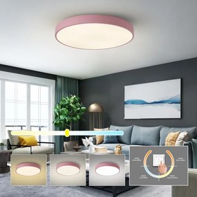 Brilagi - Plafoniera LED POOL LED/60W/230V 3000/4000/6000K 60 cm rosa