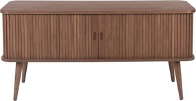 Cassettiera marrone con ante scorrevoli Barbier - Zuiver