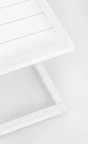 Tavolino da giardino in alluminio 40x40 cm Hilde – Bizzotto