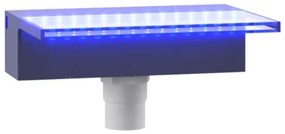 Sfioratore a Cascata con LED RGB Acrilico 30 cm