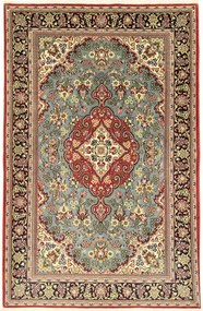 Ghom Tappeto persiano 150x230 Verde (Iran) Annodato A Mano