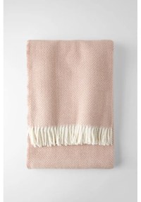 Plaid rosa con contenuto di cotone , 140 x 180 cm Skyline - Euromant