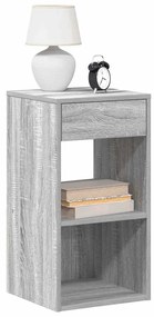 Comodini Con Cassetto 2 Pz Grigio Sonoma 35x34x66,5 Cm /
