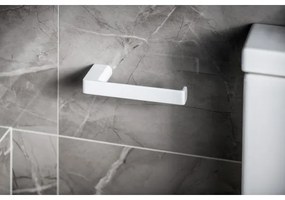 Gedy - Porta carta igienica PIRENEI bianco opaco