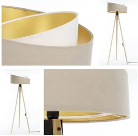 Lampada da terra GALAXY 1xE27/60W/230V beige