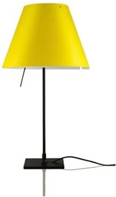 Costanzina Lampada da Tavolo Nero/Smart Yellow - Luceplan