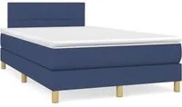 Letto a Molle con Materasso e LED Blu 120x190 cm in Tessuto 3270094