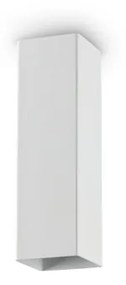 Plafoniera Moderna Sky Metallo Bianco Led 7W 3000K Luce Calda H20Cm