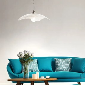 Redo 05-877 - Lampadario su cavo COCOON 1xE27/42W/230V crema