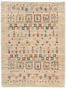 Gabbeh Tappeto 110x140 (Iran) Annodato A Mano