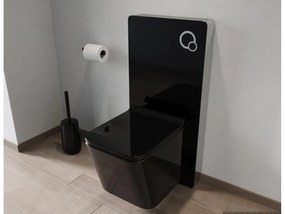 Telaio per WC sospeso decorativo Nero - SPINOSA