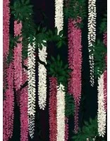 Christian Lacroix Carta da parati Wisteria Alba - Magenta