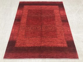 Loribaft Tappeto 150x190 Rosso (Iran) Annodato A Mano