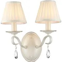 Lampada da parete Elegant in Metallo Brionia Beige