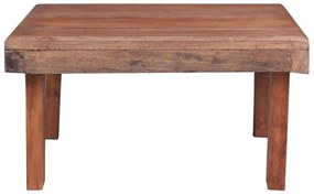 Tavolino da salotto 60x45x23 cm in legno massello di mogano