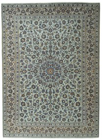 Kashan Tappeto persiano 300x410 Verde (Iran) Annodato A Mano
