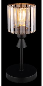 Globo 15742T - Lampada da tavolo JORDANA 1xE27/60W/230V diametro 15 cm nero