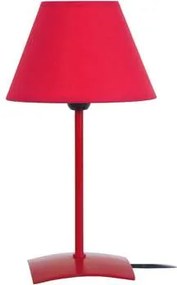 Tosel  Lampade d’ufficio lampada da comodino tondo metallo rosso  Tosel