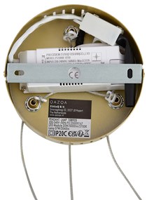 Lampada a sospensione di design oro rotonda dimmerabile a 3 livelli - Krisscross