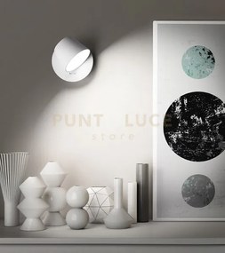 Konec applique in metallo bianco opaco led 6w 3000k cri?80 220-240v...