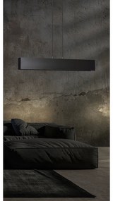 Lampadario Moderno 3 Luci Hachiman In Acciaio Nero