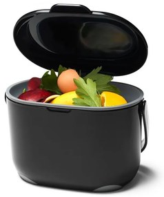 Contenitore nero per rifiuti compostabili 2,5 l - Addis