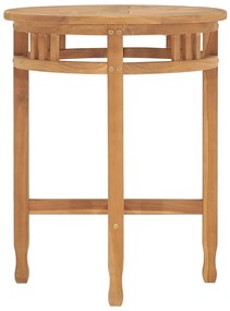 Tavolino da bistrot Ø60x60 cm in massello di teak