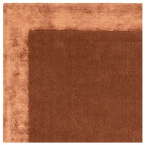 Tappeto in misto lana tessuto a mano color mattone 160x230 cm Ascot - Asiatic Carpets