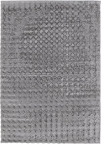 Tappeto Lop grigio, L 160 x L 120 cm
