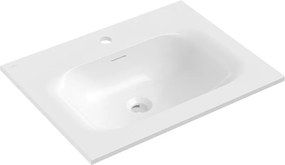 Mexen Vela lavabo da incasso 61 x 46,5 cm, bianco lucido - 25236000