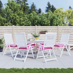 Cuscini Per Sedia 6 Pz Rosa 50x50x7 Cm İn Tessuto Oxford /