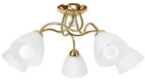 Lampadario a plafone MIRANDA 1xE27/60W/230V oro