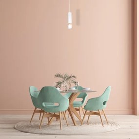 Lampadario a sospensione VIDAR 1xGU10/25W/230V bianco