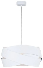 Zuma Line 1113 - Lampadario a sospensione con filo TORNADO 1xE27/40W/230V bianco