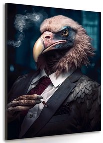 Quadro su tela – Gangster animale avvoltoio